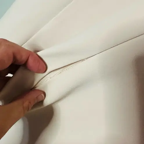 Badgley Mischka  Blush Halter Odessa Zip Up Back Gown Dress Size 18