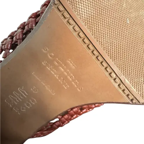 Sézane Sezane ANNALISA HIGH MULES in smooth natural leather 39