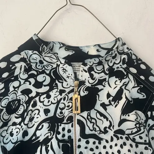 St. John Vintage Sport By Marie Gray Cropped Jacket Size Small 🔵