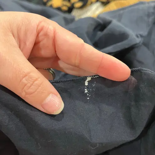 CP Shades Julia Dress Size L Cotton Silk Blue Midi Boho Lagenlook Flowy