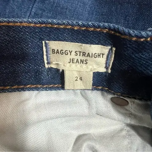 Madewell  Baggy Straight Leg Jeans Sz 24 hemp