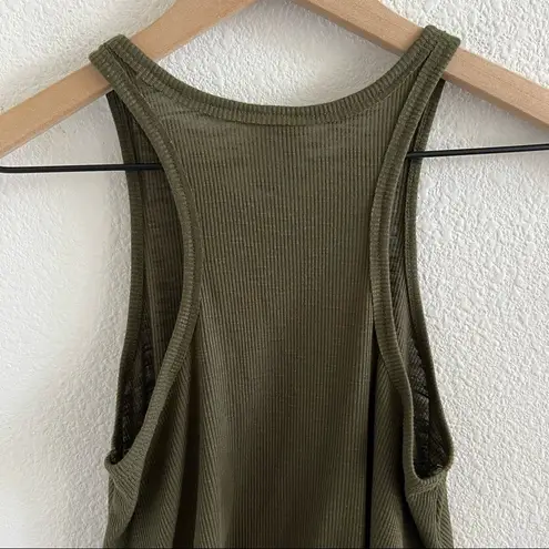 Free People  We the Free High Neck Muscle Ribbed Tank XS