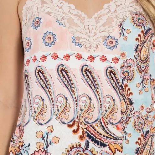 In Bloom by Jonquil | NWT Tangelle Paisley Print Cami & Shorts 2