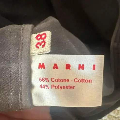 MARNI MADE IN ITALY BLACK DRESS SIZE 38