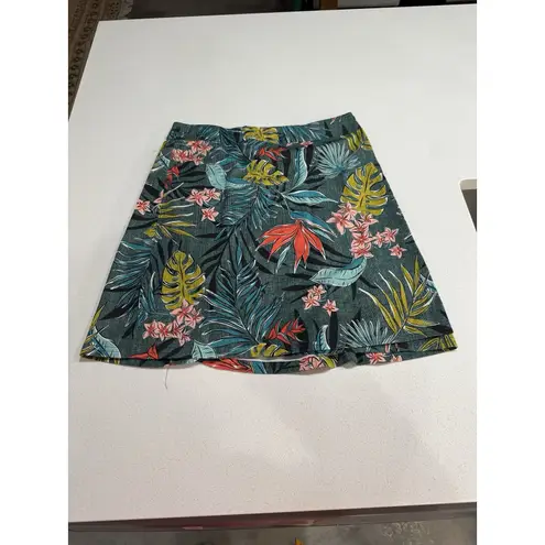 RipSkirt Hawaii Wrap Skirt Size Small Tropical Vintage Bali Jungle Print