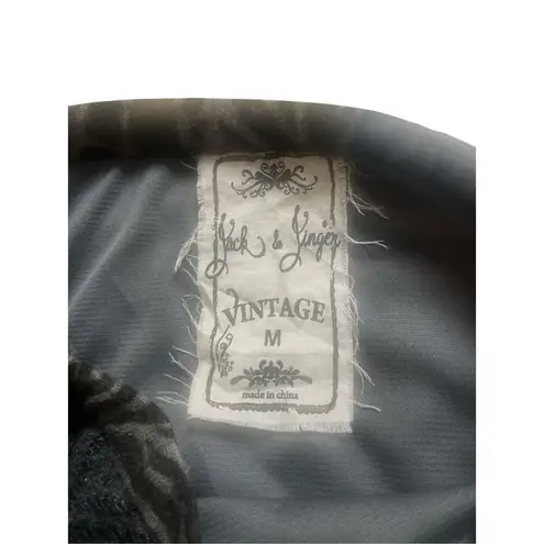 Jack & Ginger Vintage multi patchwork skirt Medium Black