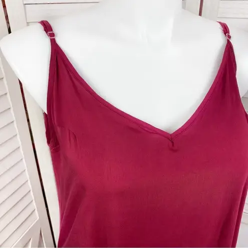Zanzea Maxi Slip Dress Maroon Red 12 Sleeveless