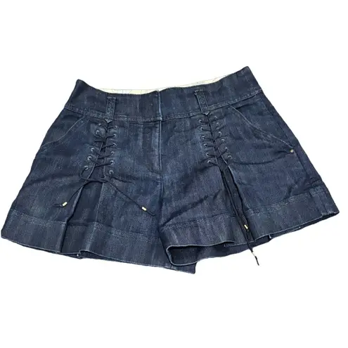 Leifsdottir Blue Denim Cotton Front Lace