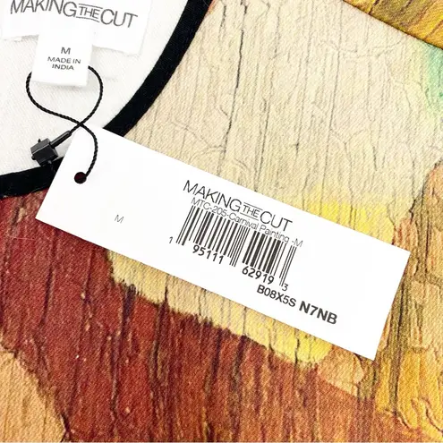 Making The Cut Winning Look Gary Graham Carnival Painting Cotton Dress Size M