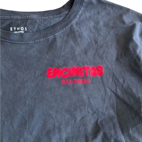 Ethos Encinitas California San Diego Cropped shirt Women’s Gray Large