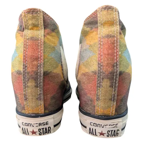 Converse x Missoni Lux Mid Hidden Wedge Auburn Yellow Canvas Sneaker Womens 7.5