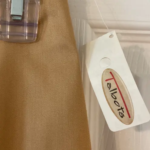 Talbots  Tan Chinos Classic Straight-Leg Pants Ankle inseam 30” waist 28” new