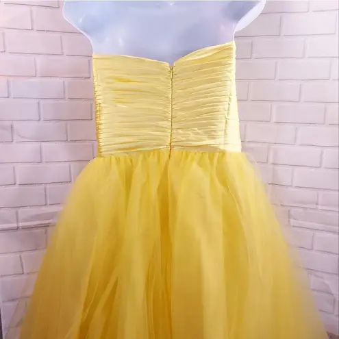 May Queen Couture size 20 short formal dress Yellow