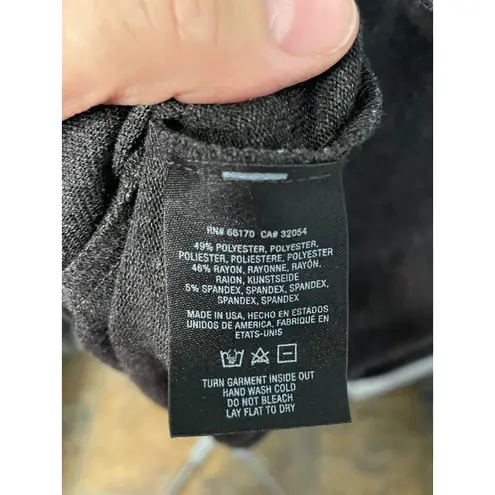 Michael Stars Anthropologie Gray Cowl Neck Long Sleeve Dress Size M