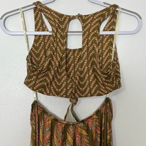 Agua Bendita Kodiak Lula Print Cutout Jumpsuit Size L