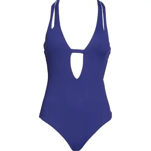 Becca ✨ Deep V-Neck Teardrop One-Piece Starry Night Sz Large Swimsuit✨