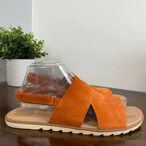 Sorel  Women's Ella II Slingback Sandal Orange Rust Size 9