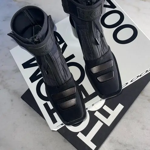 New MM6 Maison Margiela Black Moto Boots Size 5