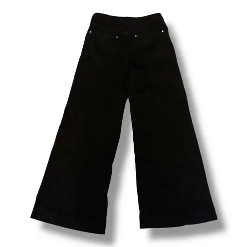 Maeve Anthropologie Black Wide Leg Pants 29 Women Casual Classic Minimal Capsule