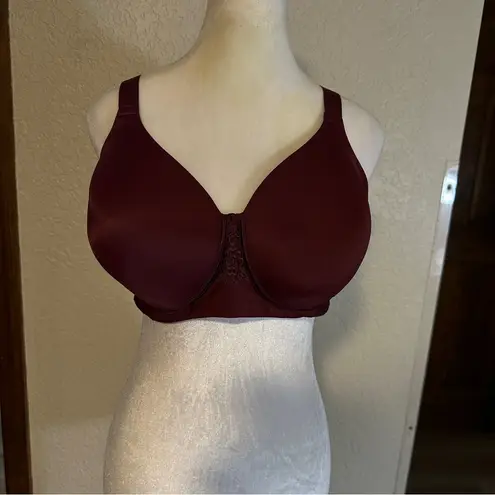 Vanity Fair Beauty Back 40D Full-Figure Back Smoothing Wireless Bra 71380 Plum