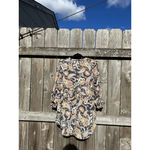 Kara Long Sleeve Tassel Woven Top By Dr2 Size Medium Lightweight Fall Spring