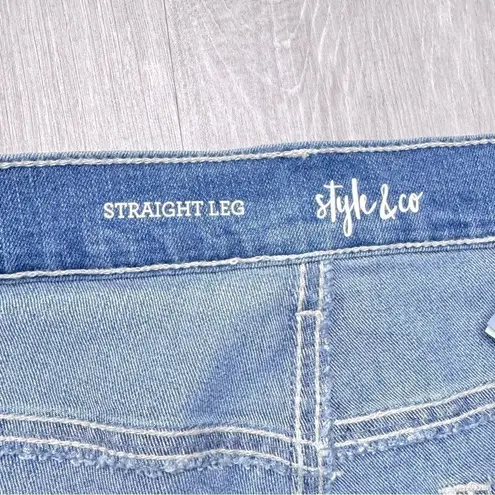 Style & Co Petite Straight Leg Jeans 16P