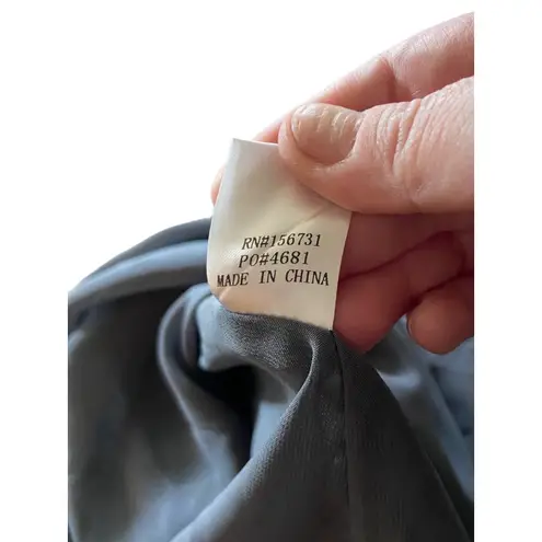 Modern Citizen Long Sleeve Smocked Waist Maxi Dress Gray Size M Prairie Bohemian