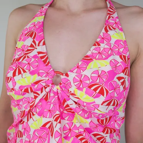 Carolina Blues Vintage 90s by Carolina Colors Beach Ball Tankini Top