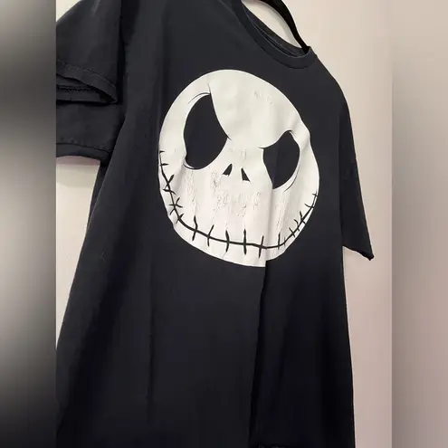 JACK SKELETON The Nightmare Before Christmas Graphic Tee Adult Unisex Sz XL GUC Black