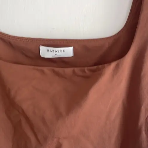 Babaton ‎ CONTOUR TANK BODYSUIT XL Epicurean Brown