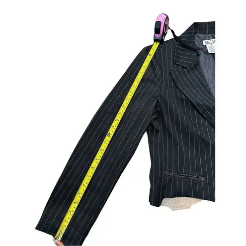 Vintage Uniform JohnPaulRichard Blazer Women's 12 Pinstripe Dark Academia Jacket