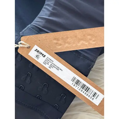 SKIMS Ultimate Push Up Strapless Bra Onyx Size 38C