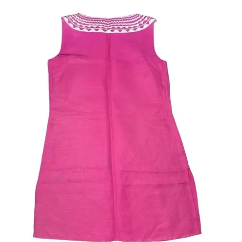 Dana Buchman Pink Sleeveless Linen Silk Blend Dress Women’s Size 4