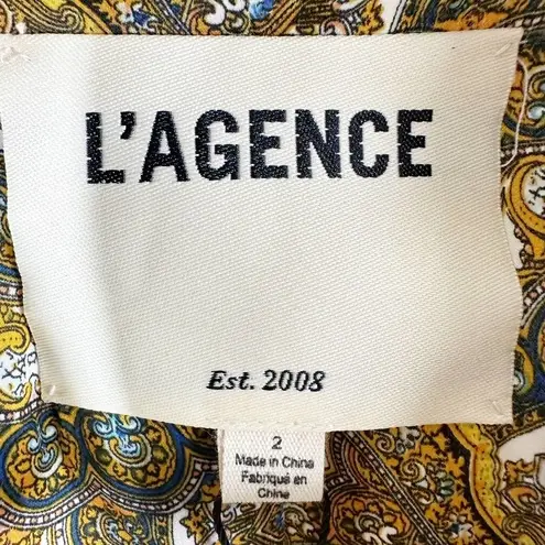 L'Agence Taryn Double Breasted Blazer Champagne Size 2