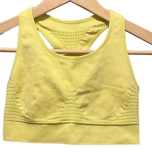 Sweaty Betty Stamina Seamless Bright Yellow Sports Bra Size Medium