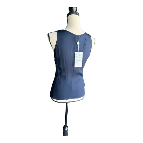 Armani Collezioni Brand New Blue Sleeveless Top Size 4