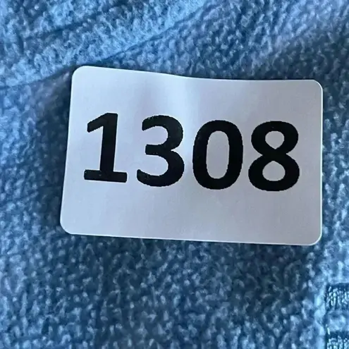 Lands’ End ¼ ZIP Fleece Blue Gray Long Sleeves Soft Cozy Unisex Jacket 3X #1308