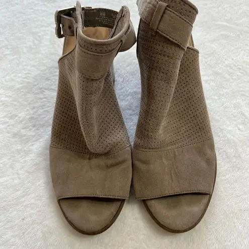 Circus by Sam Edelman Circus Sam Edelman Taupe Kipling Peep Toe Booties 8 Women