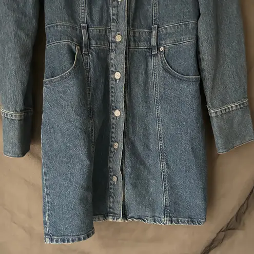 Boyish Emmet Denim Dress in Mirror Size Medium