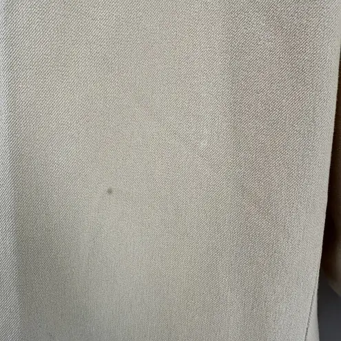 Lafayette 148 Tan Cotton Blend Flat Front Side Zip Pants Women's Size 6