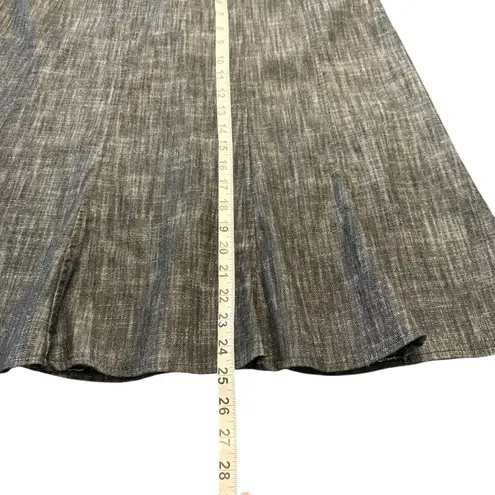 Sandro Sportswear Skirt Womens Size 8 Charcoal Gray Flared A-Line Soft Pleat