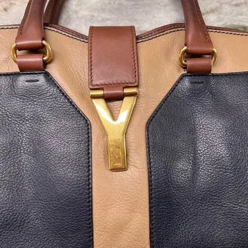 YSL  color block cabas chyc handbag