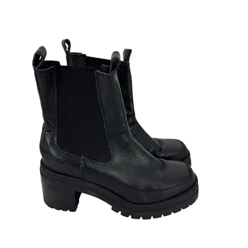 Intentionally Blank Momo Leather Chelsea Boot Black Size 10