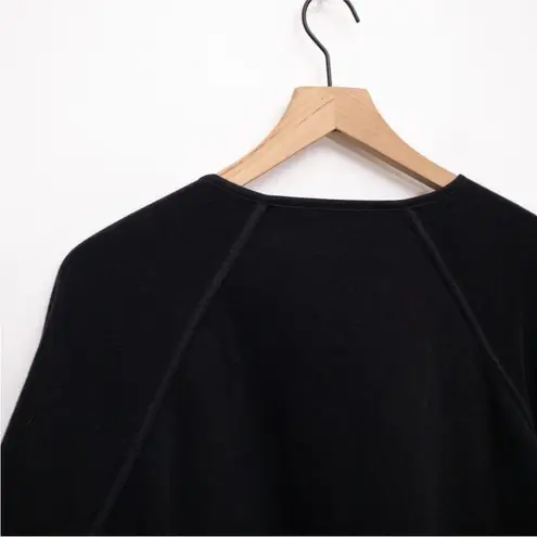 Athleta  Cozy Karma Reversible Wrap Cardigan Sweatshirt Black Size Small