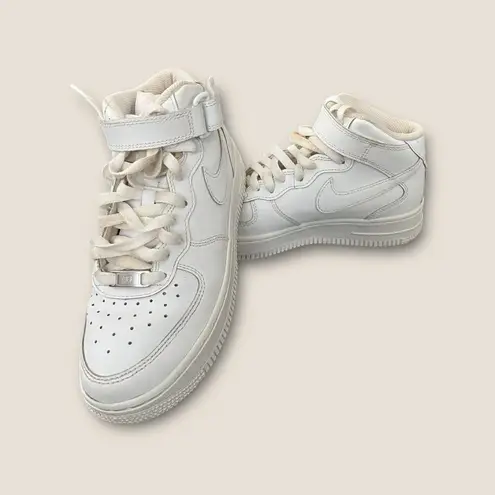 Nike  Air Force 1 Mid '07 Triple White Size 4.5 Women’s 6 - Image 3