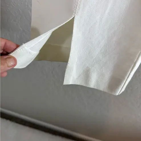 Derek Lam 10 Crosby Front Slit Pants in Crème Size 0