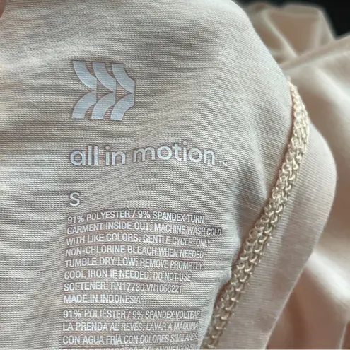 All In Motion  | Peach Athletic Muscle Tank Sz S