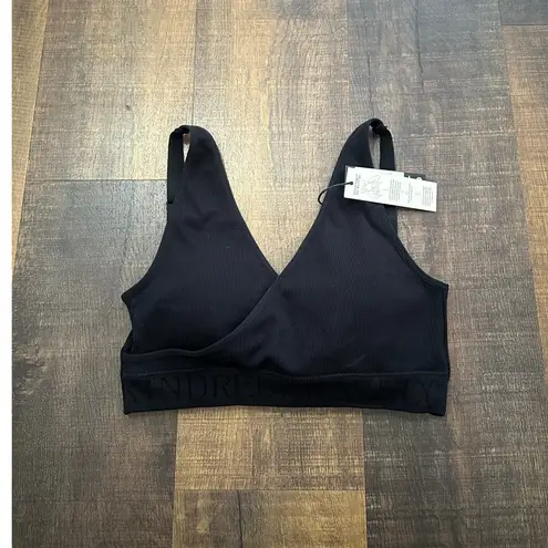 NWT Kindred Bravely Sublime Adjustable Crossover Bra Black Size Medium