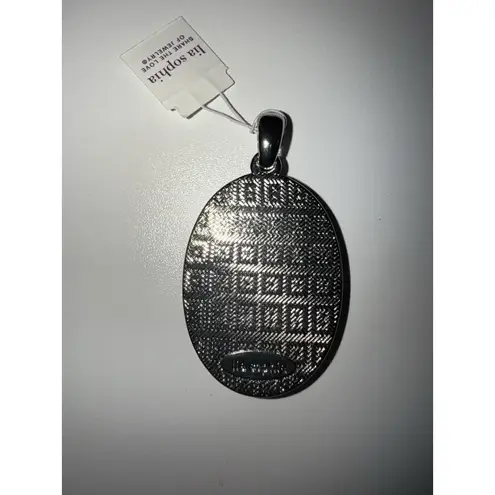 Lia Sophia  "Full Speed" SilverTone w/Cut‎ Crystals & Resin Slide - Image 4