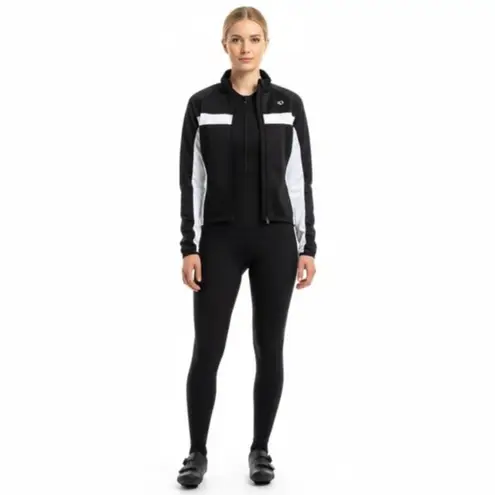 Pearl Izumi Women's Black Elite Fitted Zip Athletic Long Sleeve Sport Jacket M